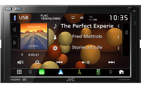 [JVC785KWMDBW] JVC KW-M875DBW 